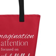 Load image into Gallery viewer, Large Tote Bag/Neville Goddard Quote
