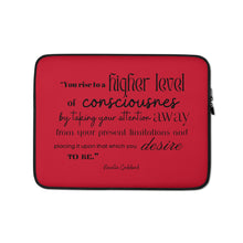 Load image into Gallery viewer, Laptop Sleeve with Neville Goddard Quote
