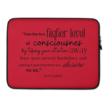 Load image into Gallery viewer, Laptop Sleeve with Neville Goddard Quote
