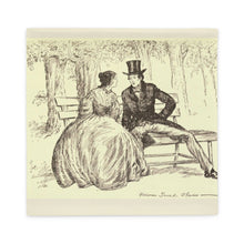 Load image into Gallery viewer, Florence Scovel Shinn Romantic Bench Scene Pillow Case
