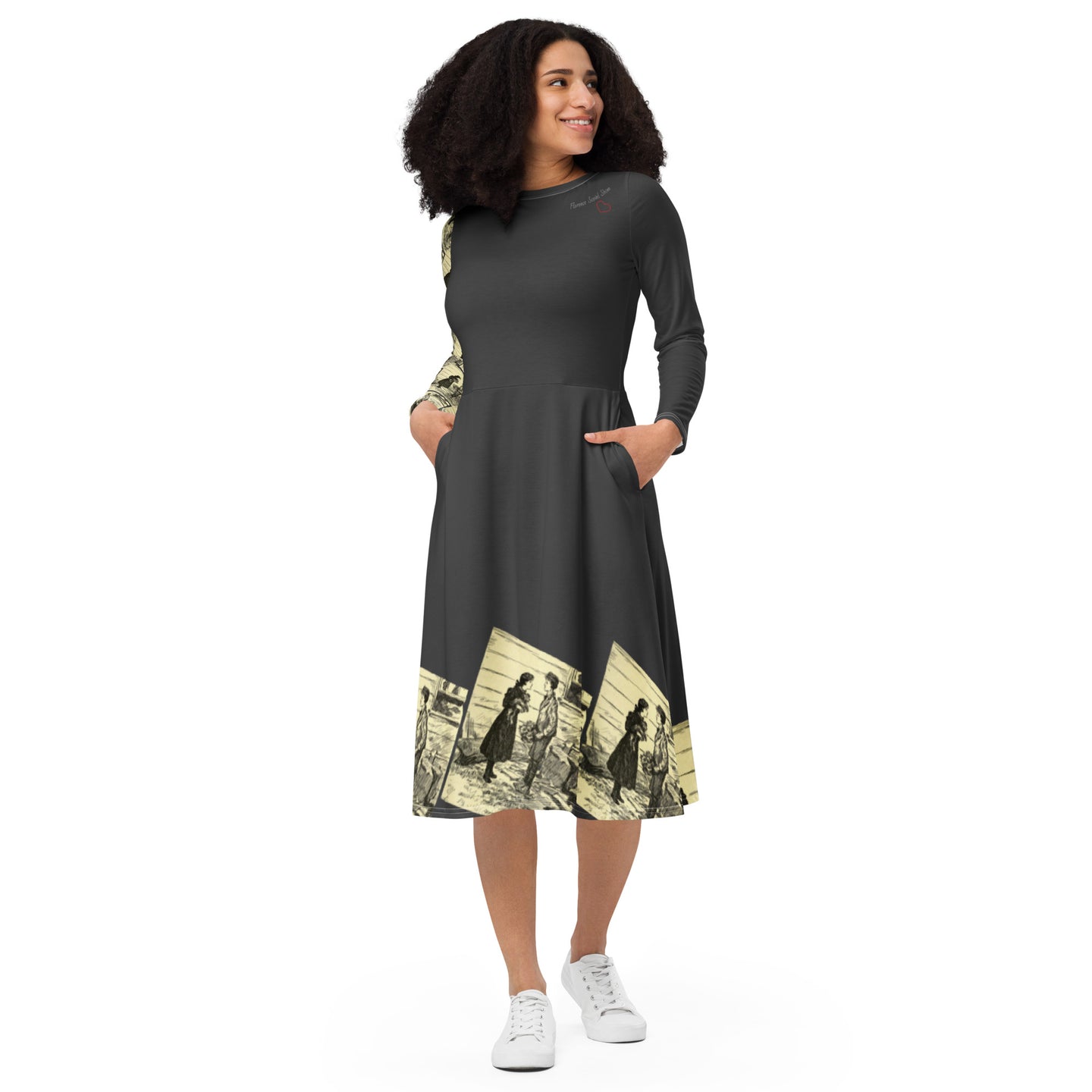 Florence Scovel Shinn Long Sleeve Dress