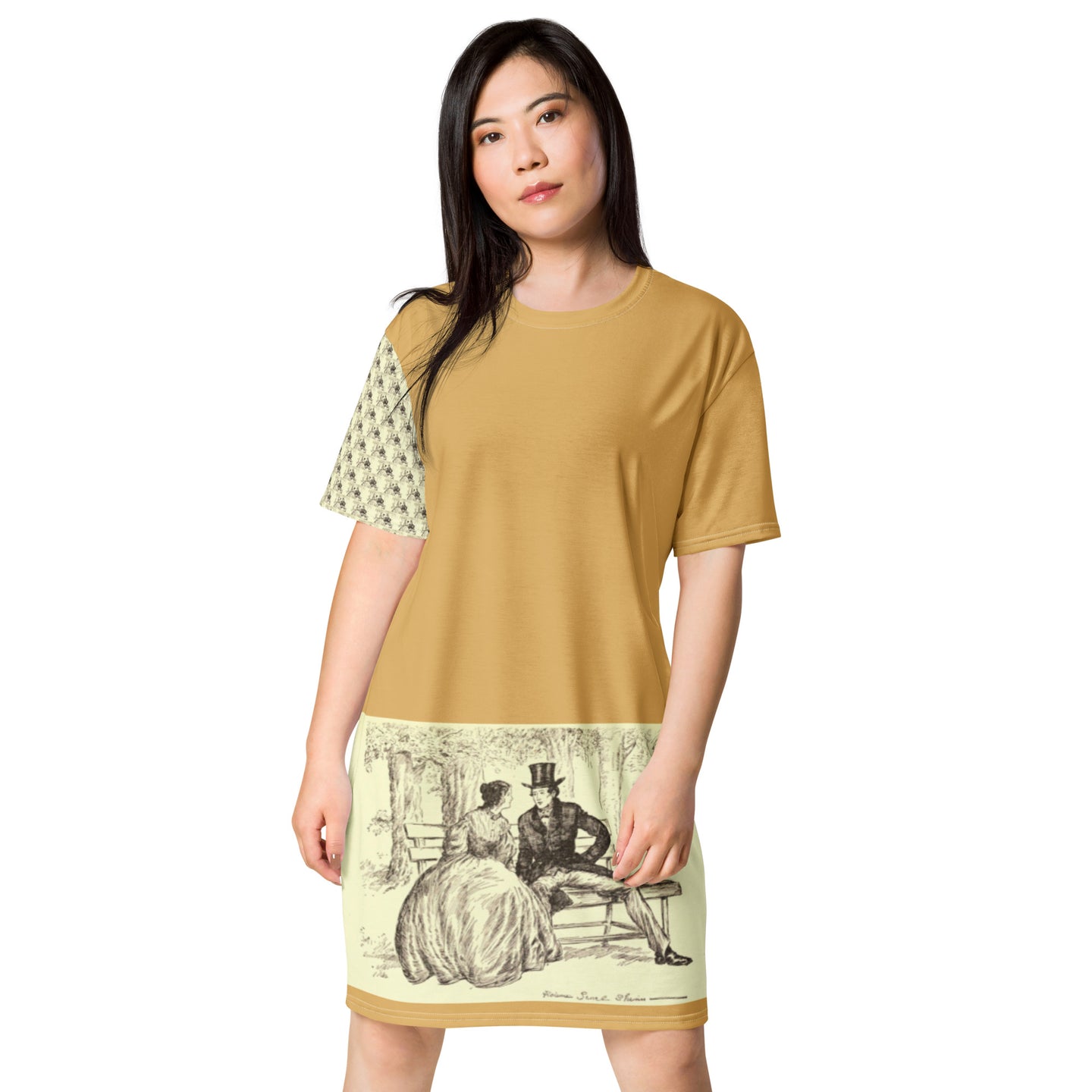 A Florence Scovel Shinn Print T-Shirt Dress